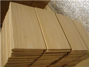 Cheap Yellow Sandstone Tile & Slabs, Sandstone Flooring Tile