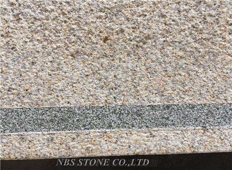 Granite Block Steps with Dark Grey Antislip Strip