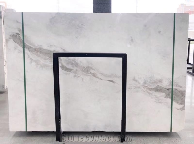 Cloudy White Marble for Feature Wall Covering
