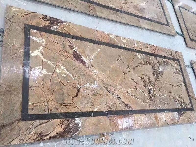 Beautiful Rain Forest Brown Marble for Decoration