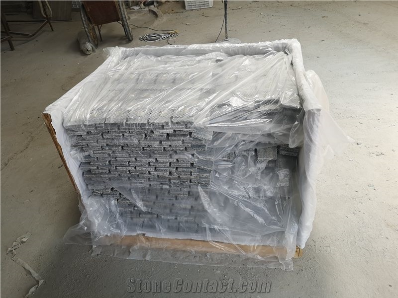Natural Split Shanshui Grey Granite Cobblestone