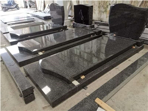 Gray Granite Tombstones for Cemetery