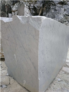 Italy Carrara Block Bianco Carrara White Block