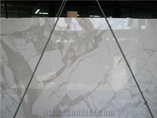 Carrara Statuario White Marble Slabs
