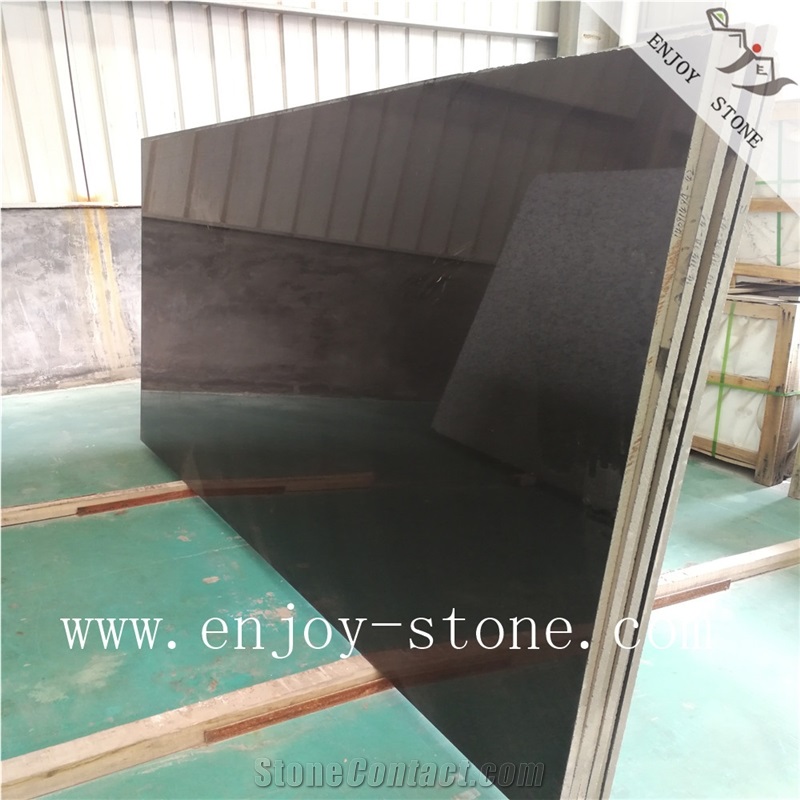 China Black Ganite,Polished Stone Slab&Tile,Floor