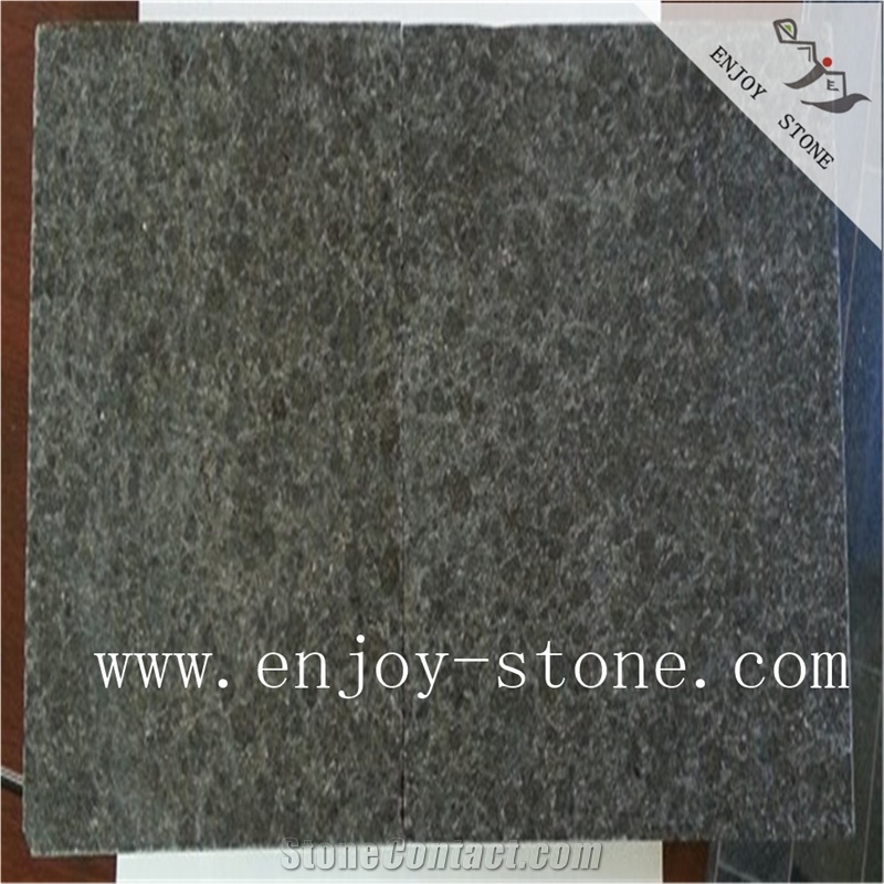 G684 Black Of Fuding,Granite Cube Stone,Tumbled