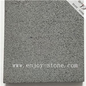 Hainan Grey Basalt Stone Tile &Slab,Sandblasted