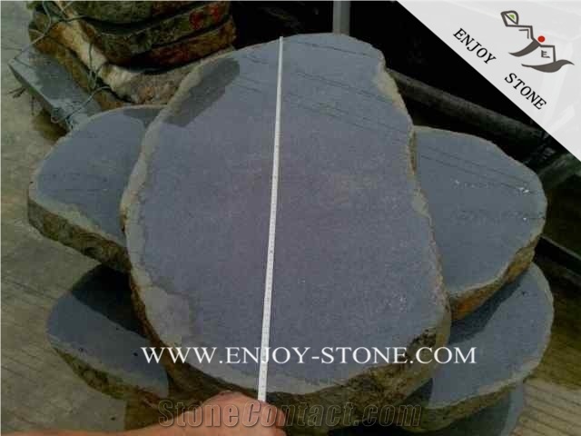 Light Grey Stepping Stone Tread Basalt Tiles