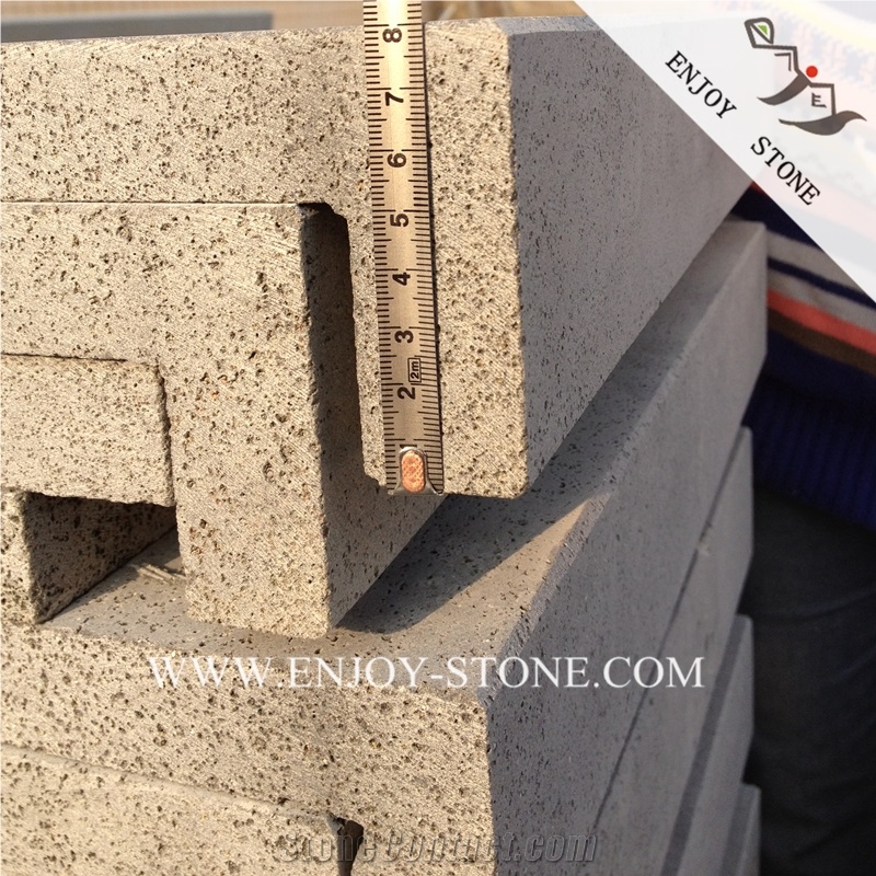 Machine Cut Zhangpu Bluestone Rebated Coping Tiles