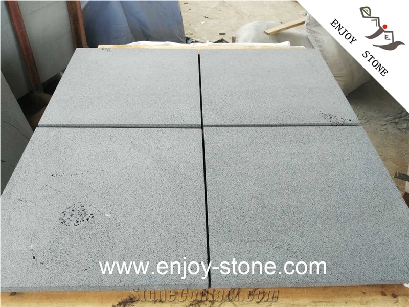 Micro Hole Basalt Andesite Tiles Cut to Size