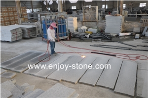 Quan Zhou G603 Granite Slab Flooring Flamed