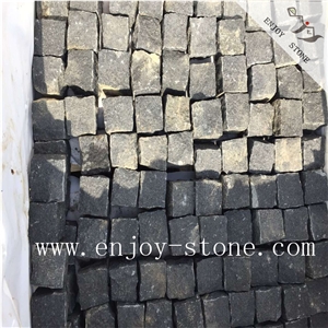 Road Paver,Cube Stone,G684 Black Granite,Landscape