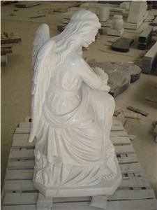 Cemetery Angel Statue Monument with Custom Design