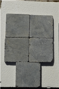 Viet Nam Blustone Tumbled Paving Tiles, Cubes