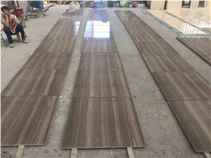Cheap Price Polished Coffee Wood Vein Marble Tiles