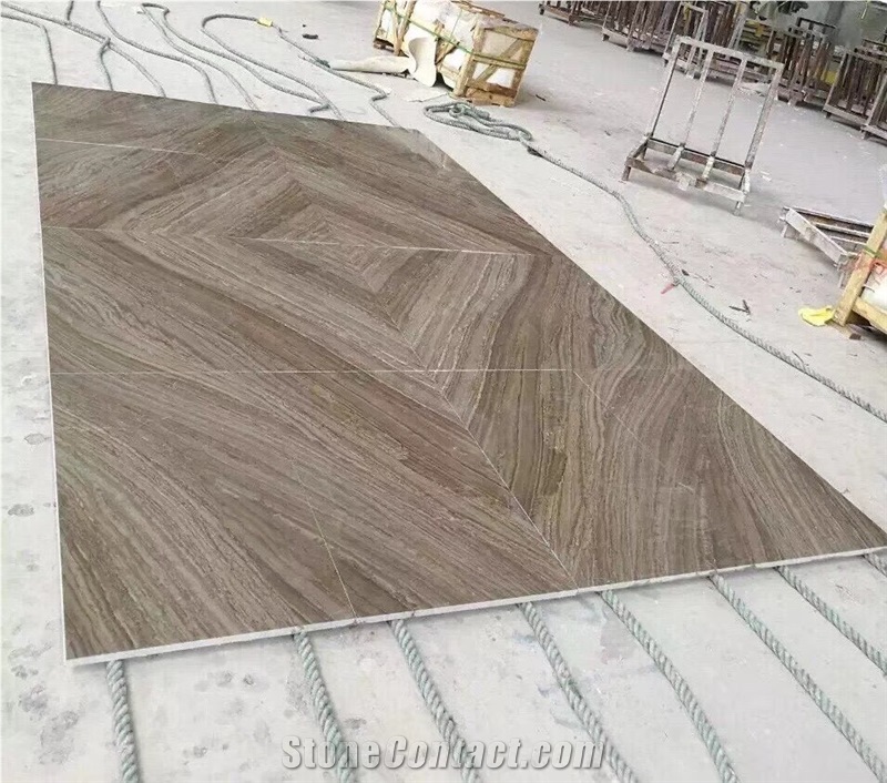 Cheap Price Polished Kylin Wood Marble Tiles