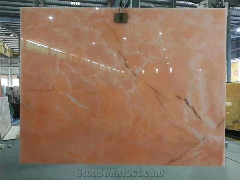 Cheap Price Polished Pink Onyx Slabs