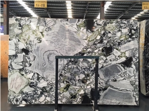 Polished Cold Jade Marble Slabs for Wall Tiles