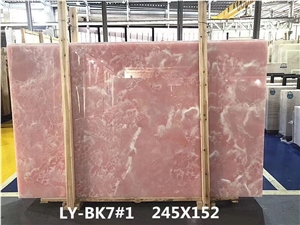 Wholesale Polished Pink Onyx Slabs