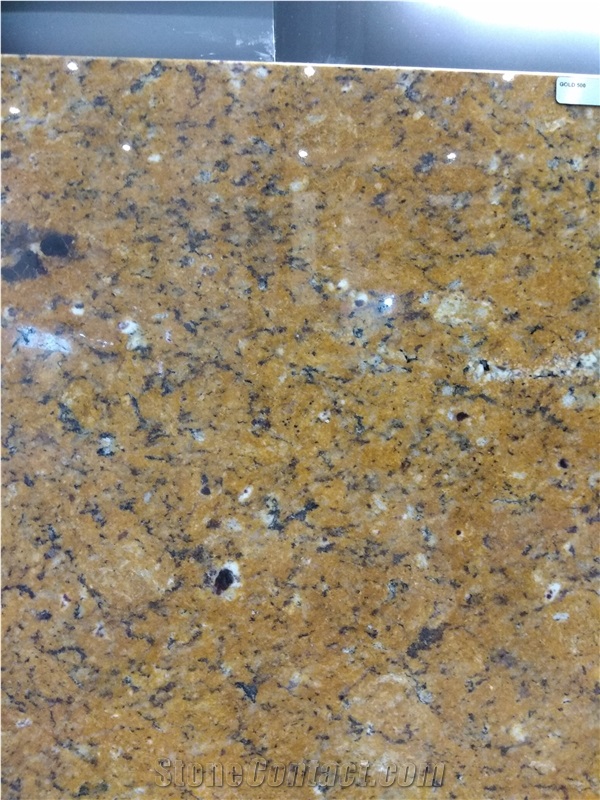 Gold 500 Granite Slabs, Tiles