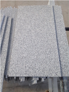 China G603 White Grey Granite Tile Half Slab