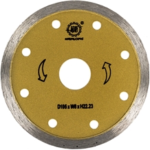 Diamond Continuous Rim Blade for Wet Cutting