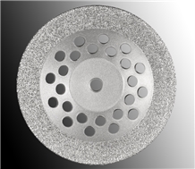 Vacuum Brazed Cup Wheel for Grinding Surface/Edge