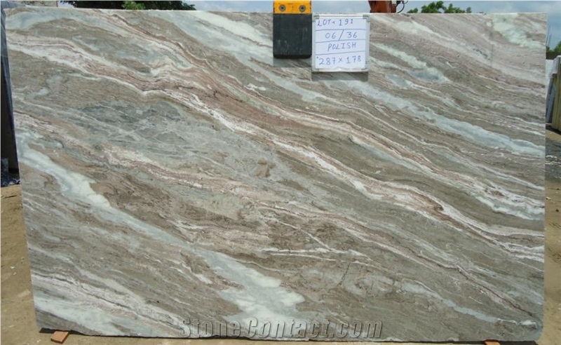 Fantasy Brown Marble Slabs Ready Stock