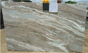 Fantasy Brown Marble Slabs Ready Stock