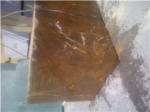 Forest Brown Marble Block, India Brown Marble
