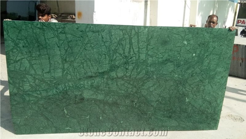 Udaipur Green Marble Polish Finish Slabs