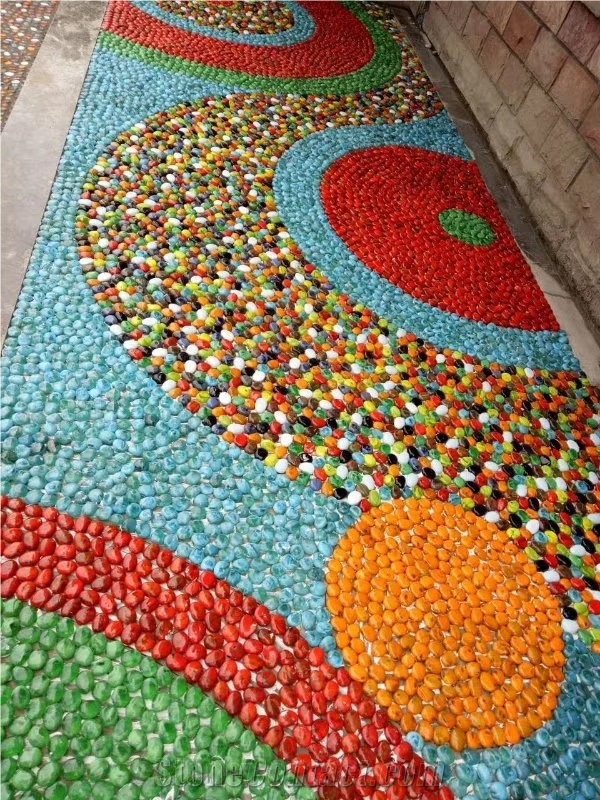 Pebble Mosaic Cobblestone for the Garden