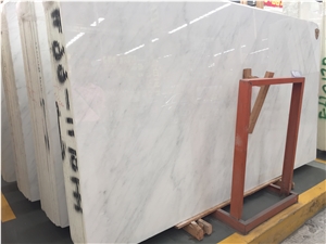 White and Grey Marble Slab