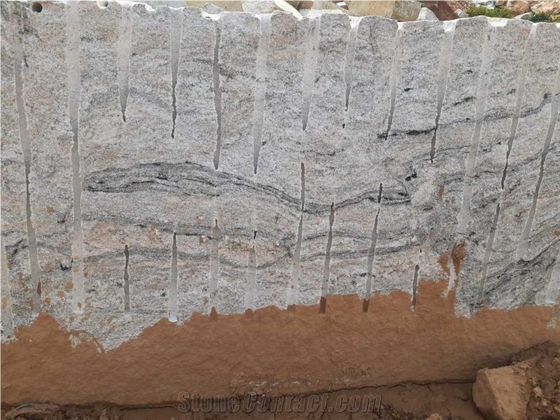 Viscont White Granite Block, India White Granite