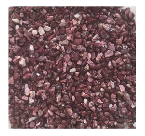 Dark Red Tumble Stone Pebbles and Gravels