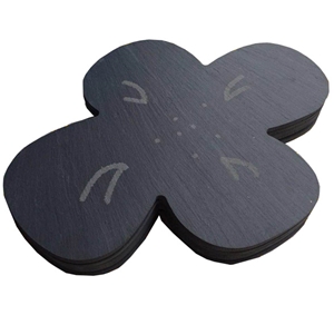 Natural Black Slate Plates .Customized Plates