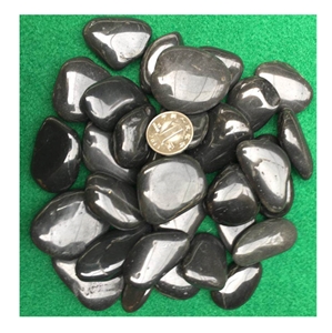 Polish Black River Stone Pebbles