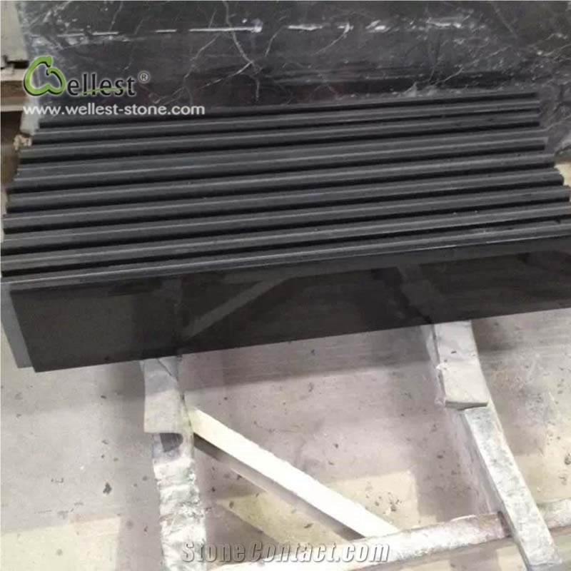 Black Stair Riser Tile Granite G509