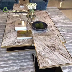 Light Brown Living Room Marble Dining Tabetops