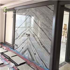 Light Grey Green Marble Cut to Size Wall Cladding
