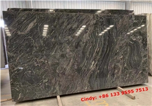 Indian Ganges Black Granite Slab Floor Tiles