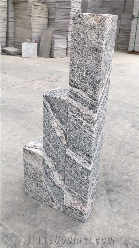 China Juparana Granite Slab Waves Red Granite