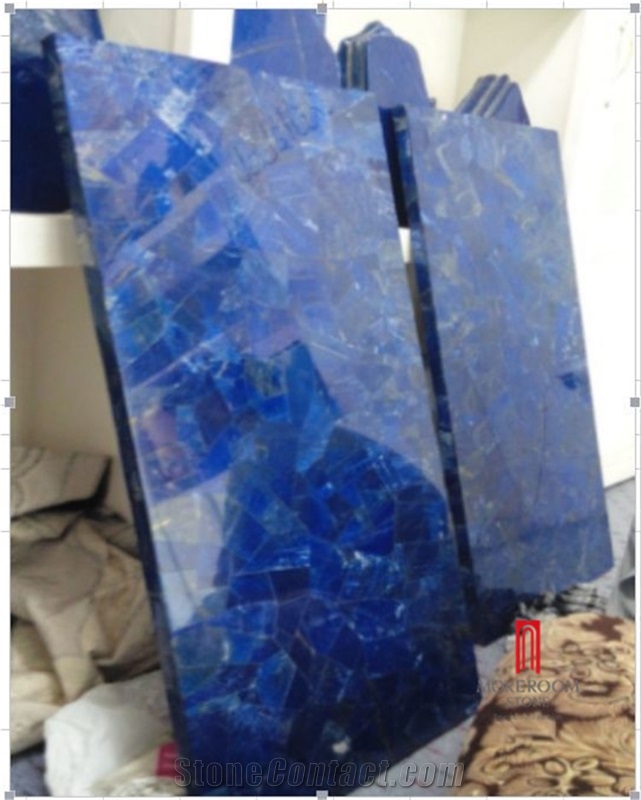 Lapis Lazuli Slab Stone Blue Precious Stone Panels