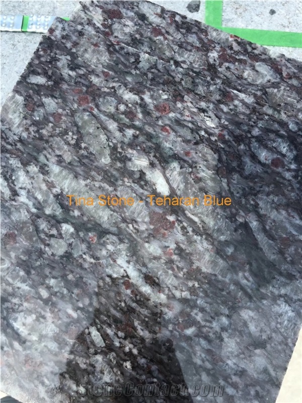 Teharan Blue Granite Stone Wall Floor Slabs Tiles
