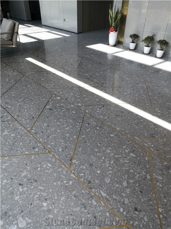 Polished Honed Terrazzo Floor Tile Sy191118
