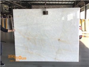 China Ice Onyx Slabs/Nice Transparent