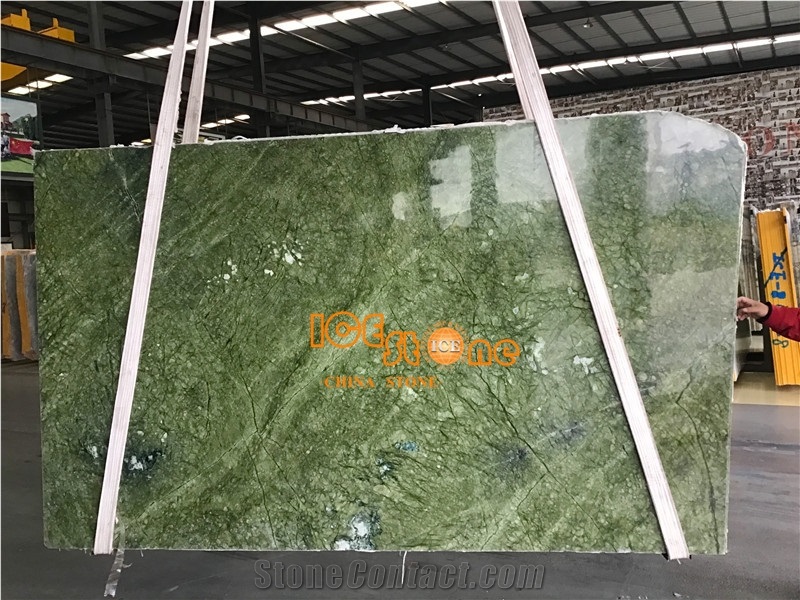 China Ming Green Marble Slabs Tiles Verde Jade