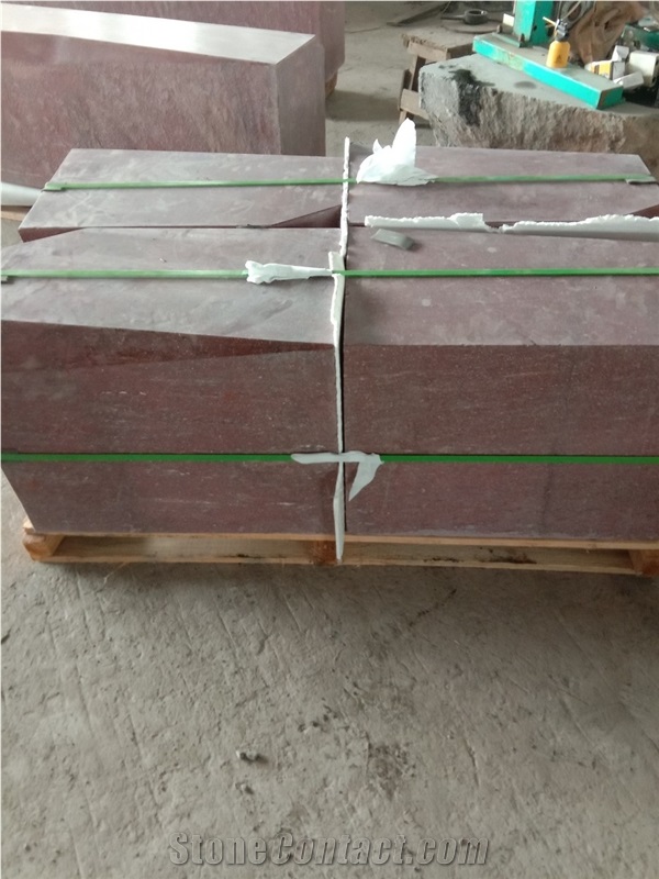 Chinese Red Porphyry Kerbstones