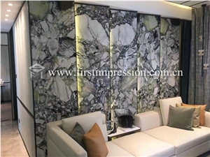 High Quality White Beauty Green Marble Slabs,Tiles