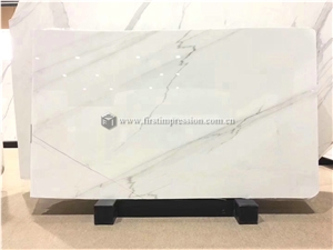 Hot Sale Lincoln White Marble Slab,Colorado Marble